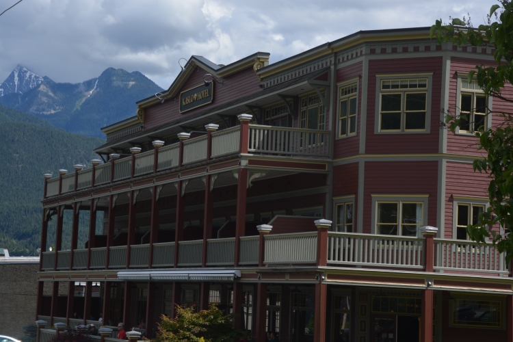 around Kaslo the town